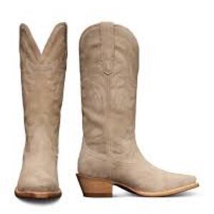 Use women Tecovas The Abby knee-high boots in driftwood suede size 6 no box